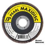 Pearl Abrasive Aluminum Oxide Premium Grinding Wheel 4-1/2 Maxidisc 40, Grit 10Pcs