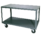 Portable Table 24 X 36 X 30 Two Shelves Durnam