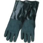Revco 5112 Sandy Finish -- 12 Inch Pvc Dipped Synthetic Gloves, Black Stallion