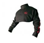 Revco Bx21Cs Bsx Black Fr Welding Cape Sleeve With Red Flames, Black Stallion
