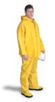 Radnor Medium Yellow .32 mm Polyester And PVC 3 Piece Rain Suit (Includes Jacket With Front Snap Clo