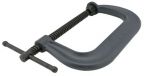 WILTON 14256 Drop Forged C-Clamp, 0 - 6-1/16ÔøΩ Opening, 4-1/8ÔøΩ Throat