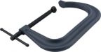 WILTON 14375 4400 Series Drop forged C-Clamp - Extra Deep-Throat, Regular-Duty, 0" - 6" Jaw Opening