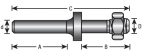 Amana 47600 1/4 Arbors, Nuts And Washers