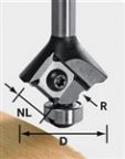 Festool 499809 Radius Router Bit 2mm