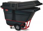 ROTOMOLDED TILT TRUCK, HEAVY DUTY, 1 CUBIC YARD, BLACk 1316BLA