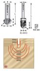 Amana 45908 Core Box 3/16 Radius 1/2 Shank