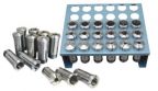 JET 650016 Premium 35 Piece 5-C Collet Set With Rack (1/32nd)