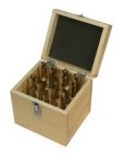JET 650210 20 Piece Tin-Coated Double End Mill Set