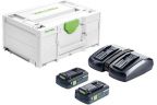 Festool Energy Battery Pack Set SYS 18V 2x4 0/TCL 6 DUO