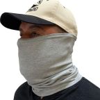 Black Stallion AH1565-GY Flame-Resistant Cotton Knit Neck Gaiter