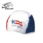 Revco Bct-Rwb-Wat Welding America Together Cotton Twill Beanie Cap, Black Stallion