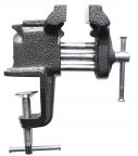 Vise, 3 In. Clamp-on bench vise