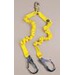 6" Shockwave2 Shock Absorbing Lanyard W/ Snap & Flat Steel Hooks