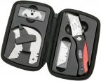 Knife kit,  Folding, lock back utility knife kit