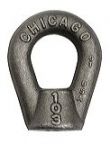 Chicago Hardware 17005 5 Eyenut-Heavy Duty-Blank. #100