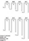 M-Wire Staples, 3/8" Crn, 3/8" Leg 18 Ga., Galv., Sencote