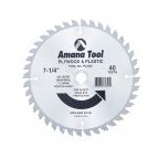 Amana Pc-620 7-1/4"/40T Plastic Cutting Tcg
