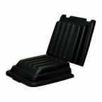 STRUCTURAL FOAM LID FOR 3/4 CUBIC YARD TILT TRUCK, BLACK