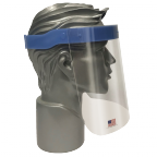 Reuseable Splash Face Shield and Headgear made in USA