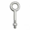 Chicago Hardware 08005 7 Drop Forged Eyebolt Galvanized Regular  Nut 1/4" X 2"