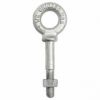 Chicago Hardware 08405 5 Drop Forged Eyebolt Galv Shoulder Nut 1/4" X 2" *Shoulder *