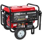 DuroStar DS4400E 4400-Watt 7-Hp Air Cooled OHV Gas Generator w/ Electric Start and Wheel Kit