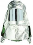 Revco 100Ahs 19 Oz. Aluminized Carbon/Kevlar Hood With Clear Shield, Black Stallion