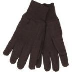 Revco 1109 9 Oz. Cotton Brown Jersey Industrial Gloves, Black Stallion