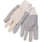 Revco 1118 8 Oz. Cotton -- Gripping Dots Canvas Industrial Gloves, Black Stallion