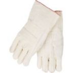 Revco 1424 24 Oz. Cotton Hot Mill Industrial Gloves, Black Stallion