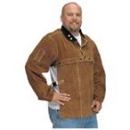 Revco 220Cs Side Split Cowhide Leather Cape Sleeve & 20 Inch Bib (Set), Black Stallion