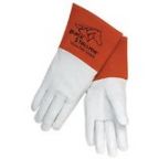 Revco 34Ke Grain Kidskin -- Short Cuff Tig Welding Gloves, Black Stallion