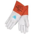 Revco 35Kf Grain Kidskin With Cushioncore Multi-Feature Tig Welding Gloves, Black Stallion