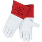 Revco 35K Top Grain Kidskin -- Long Cuff Tig Welding Gloves, Black Stallion