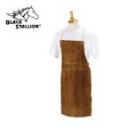 Revco 36A Side Split Cowhide Leather 36 Inch Welding Bib Apron, Black Stallion