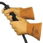 Revco 39Chmp Grain Pigskin Quality Mig Welding Gloves, Black Stallion