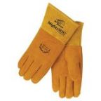 Revco 39 Heavy Reversed Grain Deer Skin Mig Welding Gloves, Black Stallion