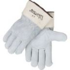 Revco 5Fb Sel Shlder Split Cowhide--Full Back Standard Leather Palm Work Gloves, Black Stallion