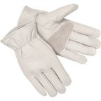 Revco 91Dp Grain Cowhide -- Double Palm Driver'S Style Gloves, Black Stallion