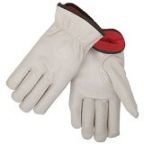 Revco 93W Grain Cowhide -- Cushion Insulated Driver'S Style Gloves, Black Stallion