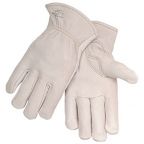 Revco 93 Grain Cowhide -- Elastic Wrist Driver'S Style Gloves, Black Stallion