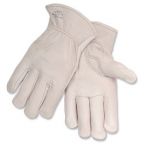 Revco 94 Grain Cowhide -- Elastic Wrist Basic Driver'S Style Gloves, Black Stallion