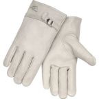 Revco 95 Grain Cowhide -- Pull Strap Driver'S Style Gloves, Black Stallion