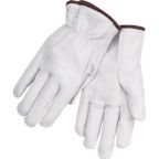 Revco 9Ge Grain Goatskin -- Elastic Wrist Driver'S Style Gloves, Black Stallion