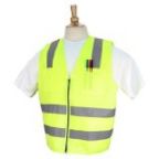 Revco Svy110 Standard - Zipper Front Safety Vest - Ansi Class 2, Black Stallion