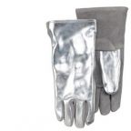 Revco Ahs714Dk 19 Oz. Aluminized Carbon/Kevlar, Kevlar Palm, 14" Thermal Protective Gloves, Black St