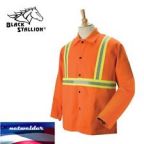 Revco Fo9-30C 9 Oz. Flame Resistant Cotton 30 Inch Coat, Black Stallion