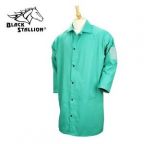 Revco F9-50C 9 Oz. Flame Resistant Cotton 50 Inch Shop Coat, Black Stallion