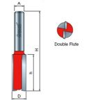 Freud 1/16 Dia. X 1/4 Ch. X  1/4 Sh. Two Flute Straight  04-096